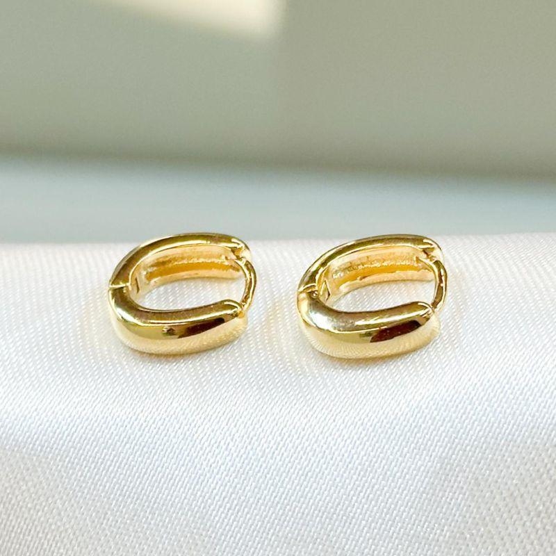 Brinco Argolinha Quadrada P