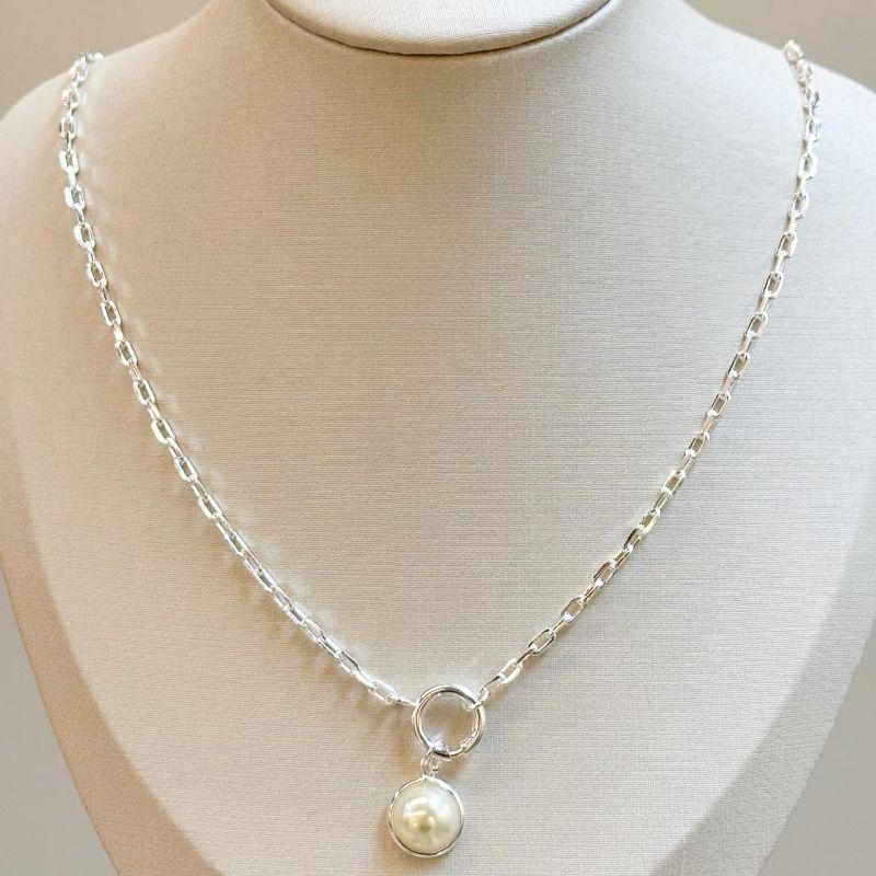 Colar Pérola Fecho Boia