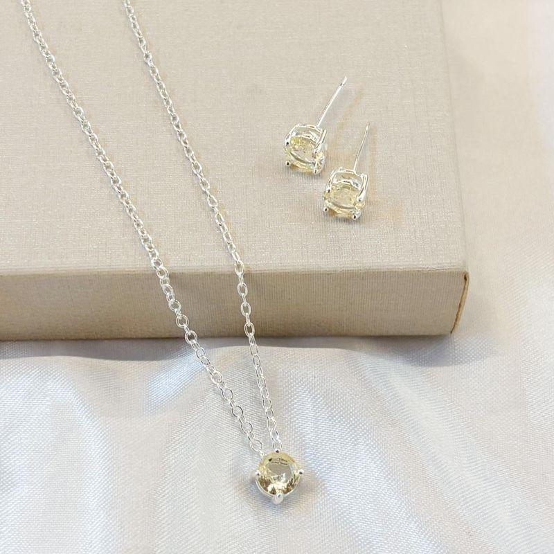Conjunto Ponto de Luz Amarelo