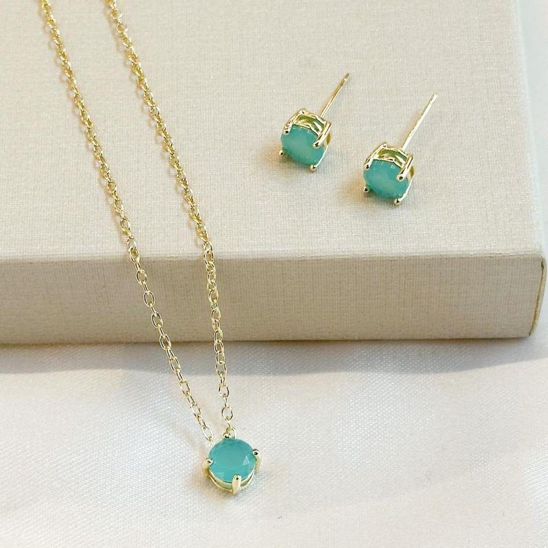 Conjunto Ponto de Luz Verde Fusion