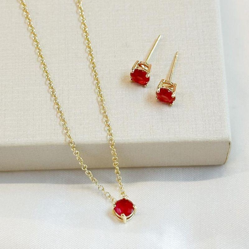 Conjunto Ponto de Luz Vermelha