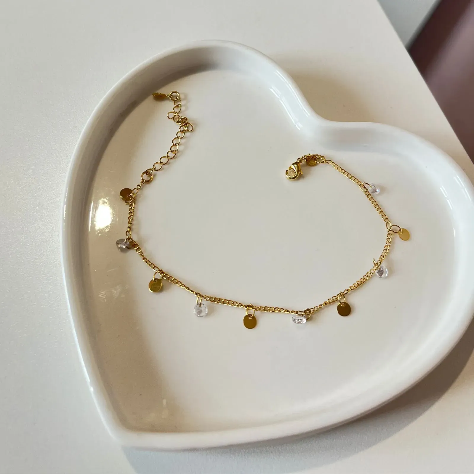 Pulseira Chapinha e Zircônia