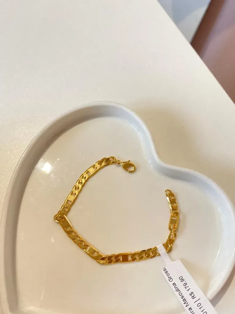 Pulseira Masculina Grossa