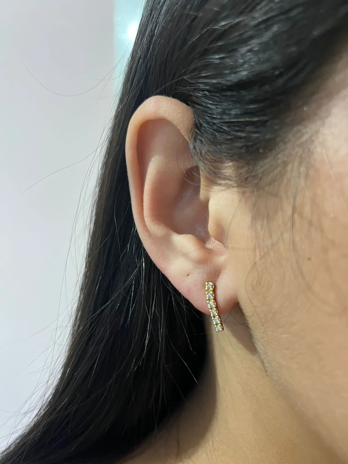 Ear Cuff Zircônia