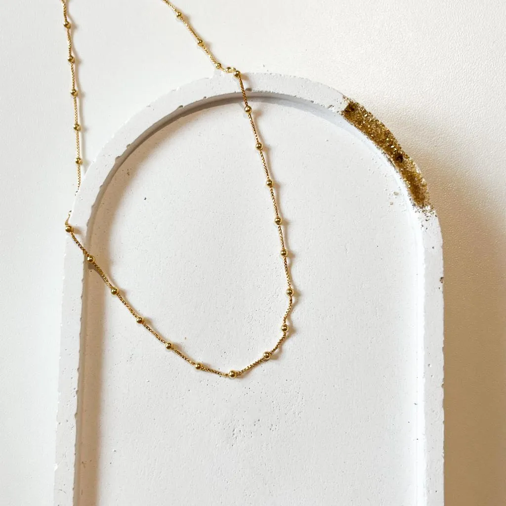 Colar Veneziana C/ Bolinha