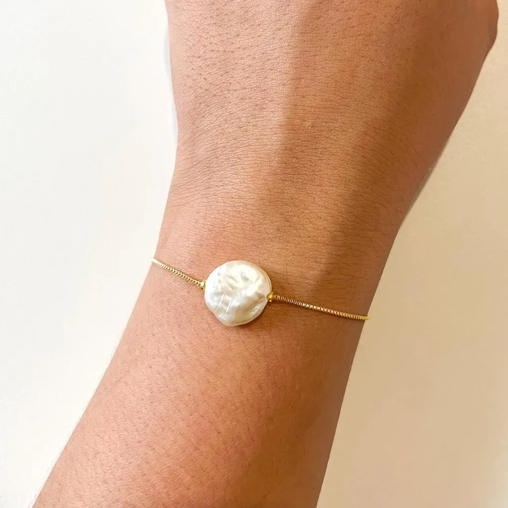 Pulseira Pérola Natural