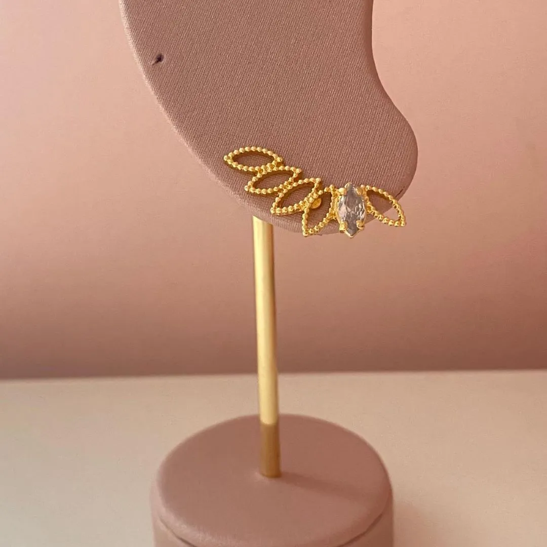 Ear Cuff Folhas