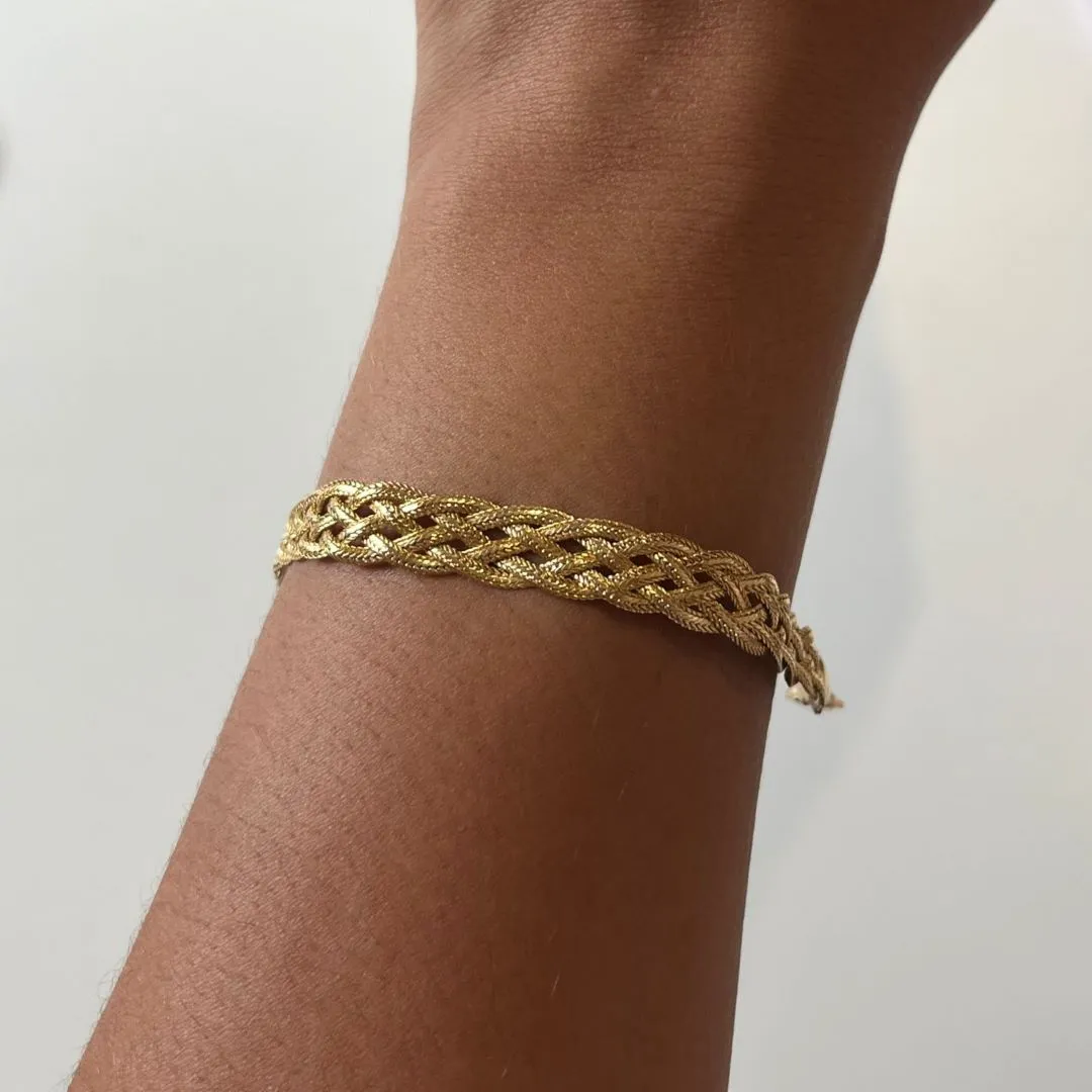 Pulseira Trança Dupla