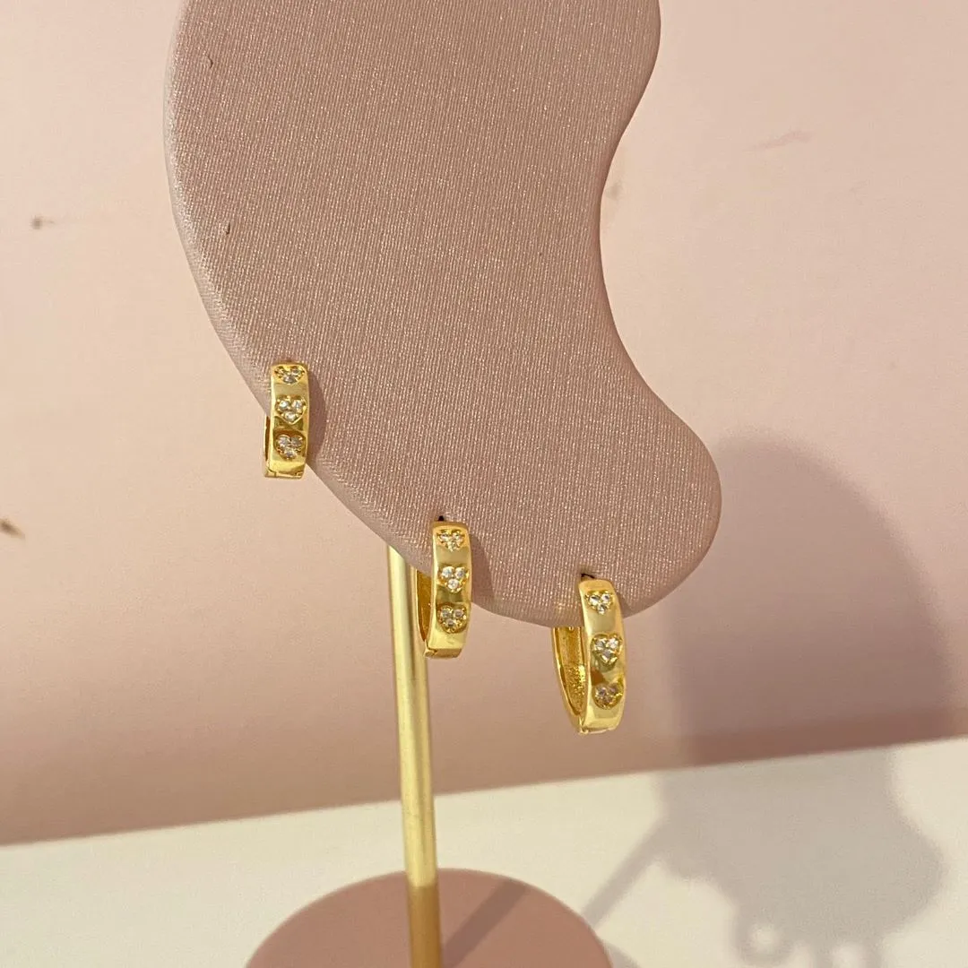Trio Argolas com Coração