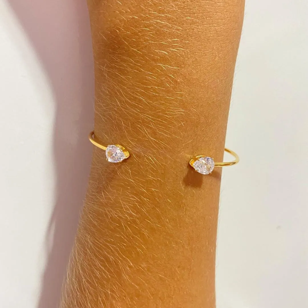 Bracelete Gotas em Zircônia