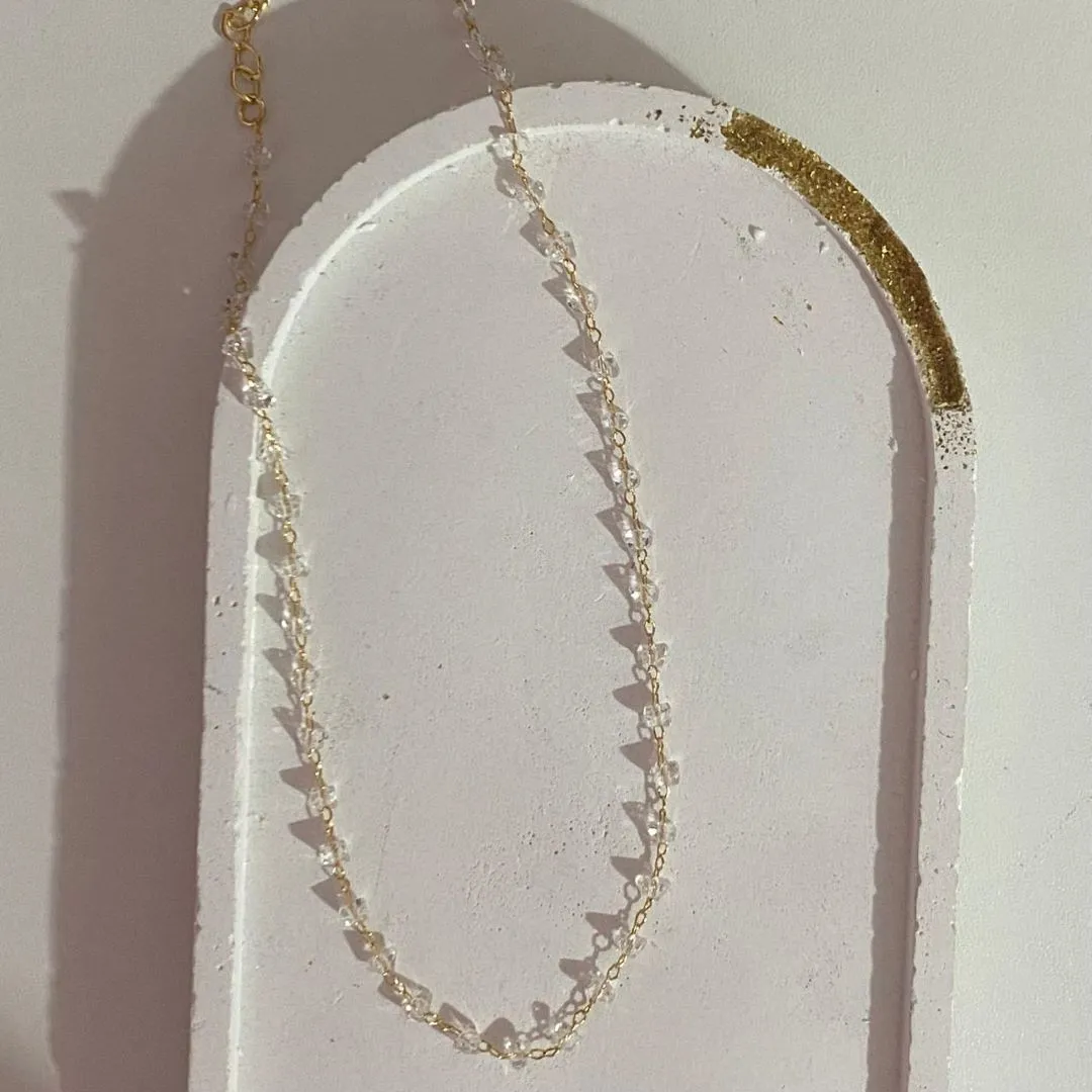 Choker Cristais de Vidro