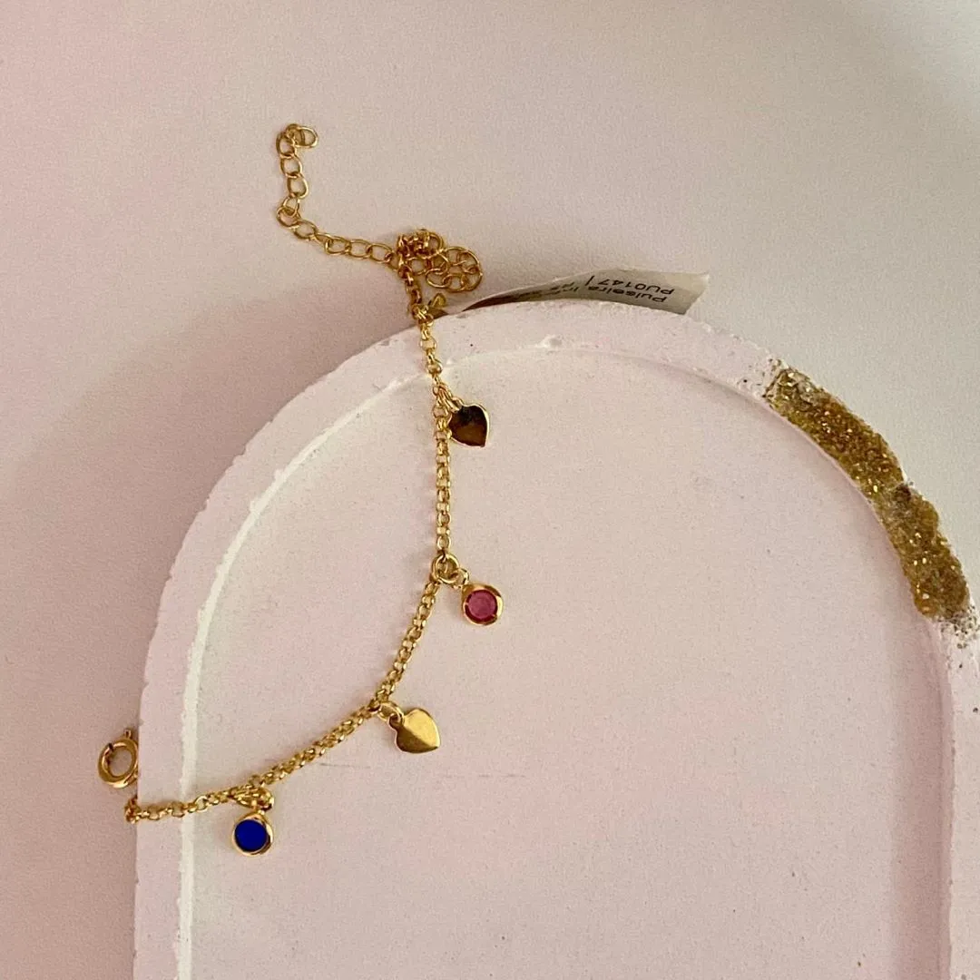 Pulseira Infatil 3 Pedras