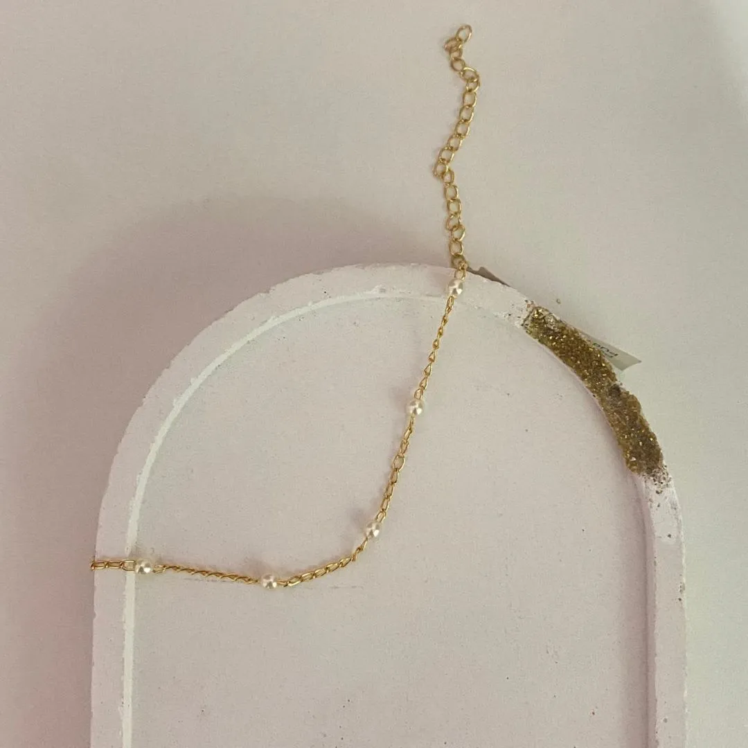 Pulseira Infatil 5 Pérolas