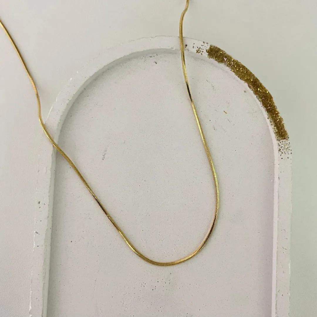 Colar Corrente Diamantada 45cm