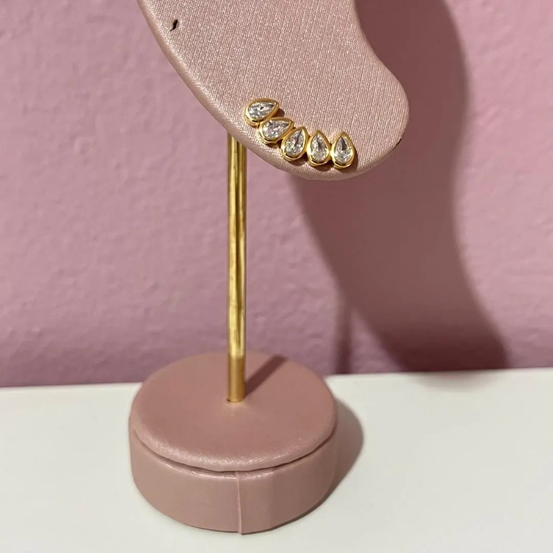 Brinco Ear Cuff Gotas