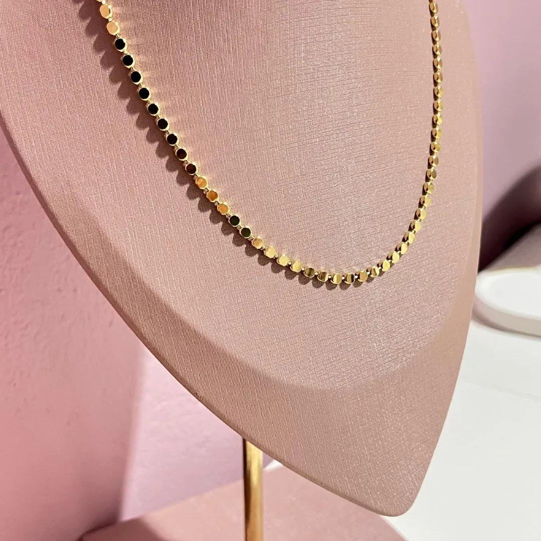 Choker Bolinhas Amassadas