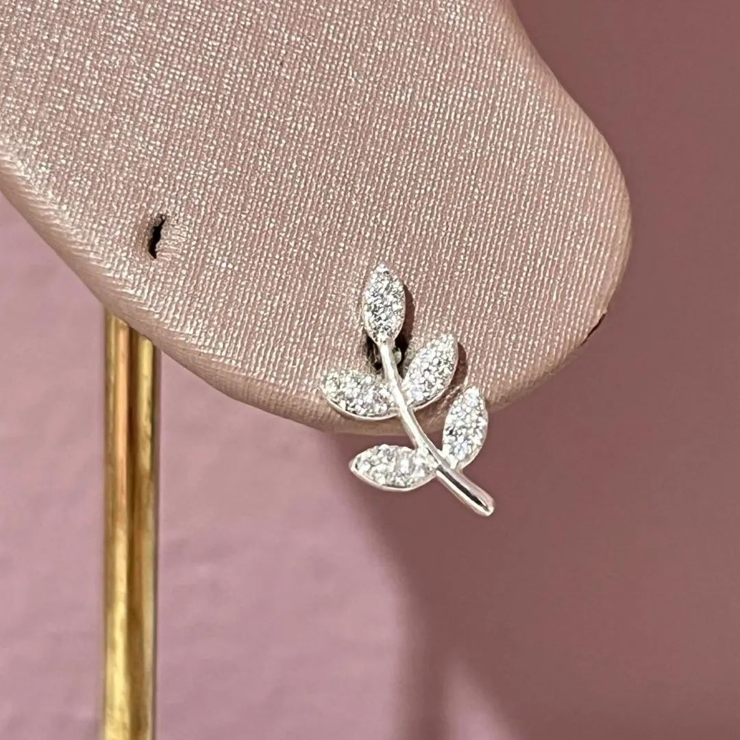Brinco Ear Cuff Folha