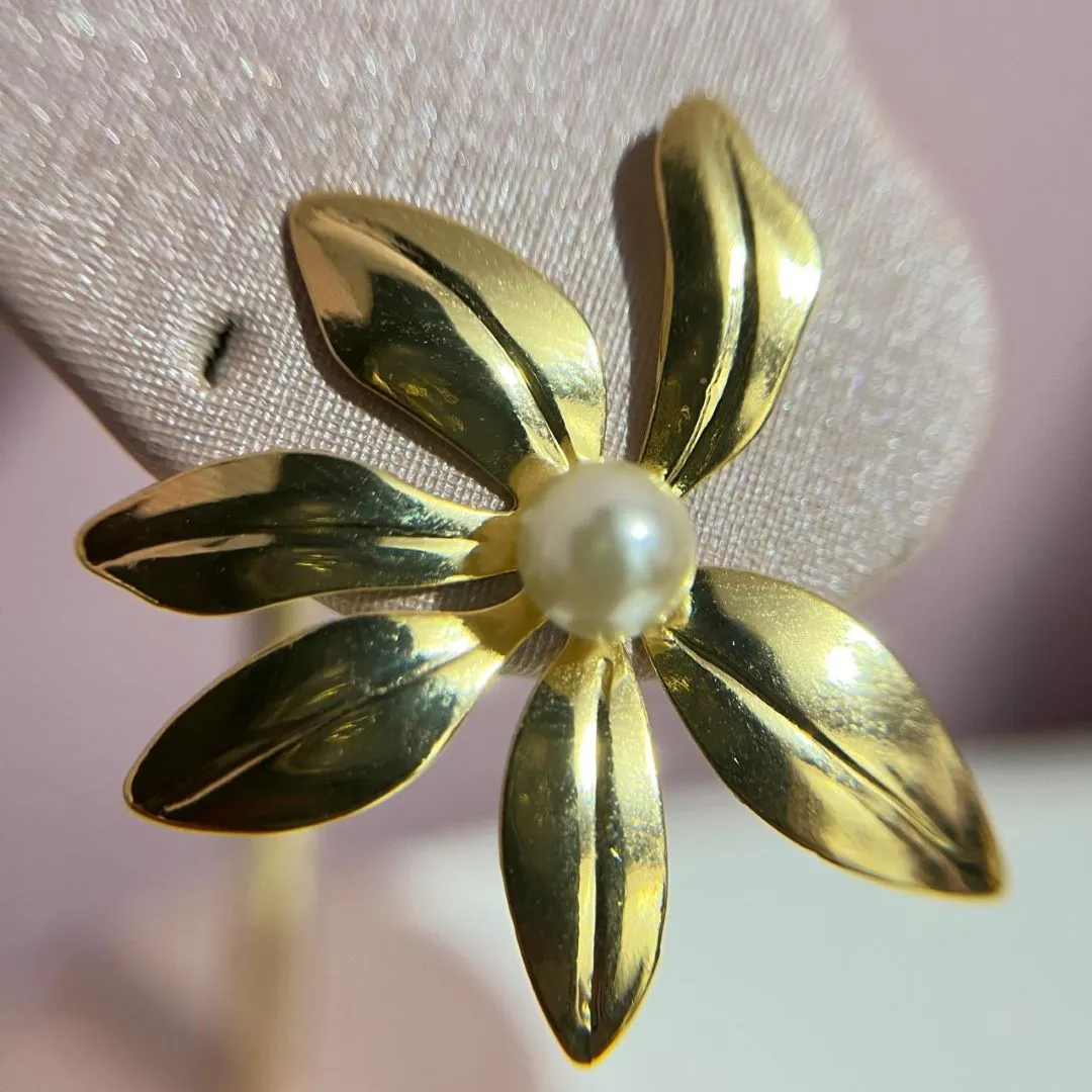 Brinco Flor Pérola