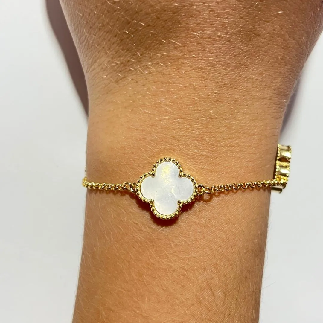 Pulseira Van Cleef Branco