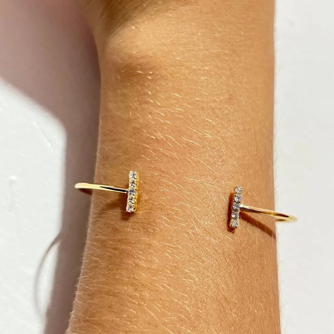 Bracelete Zircônias Palito