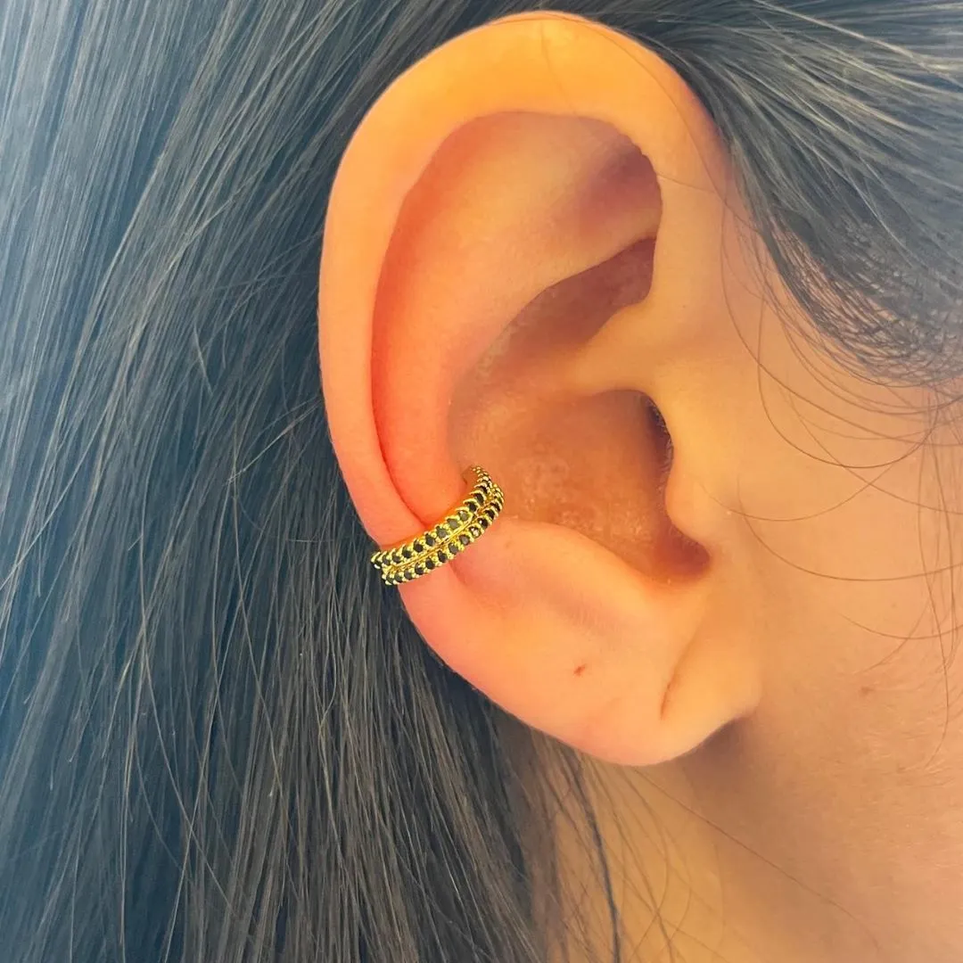 Piercing Fake Zircônia Preta