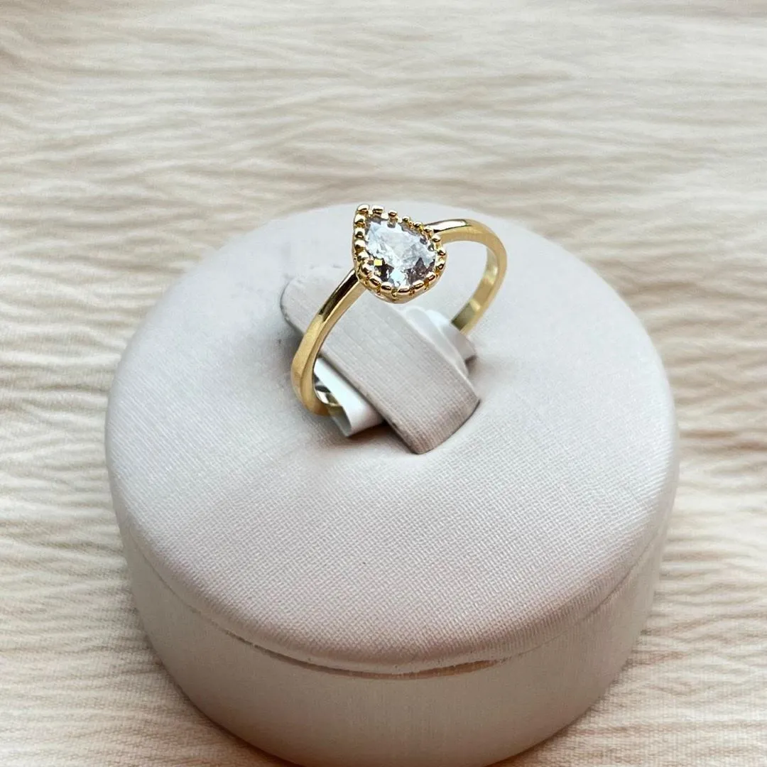 Anel Gota com Detalhes