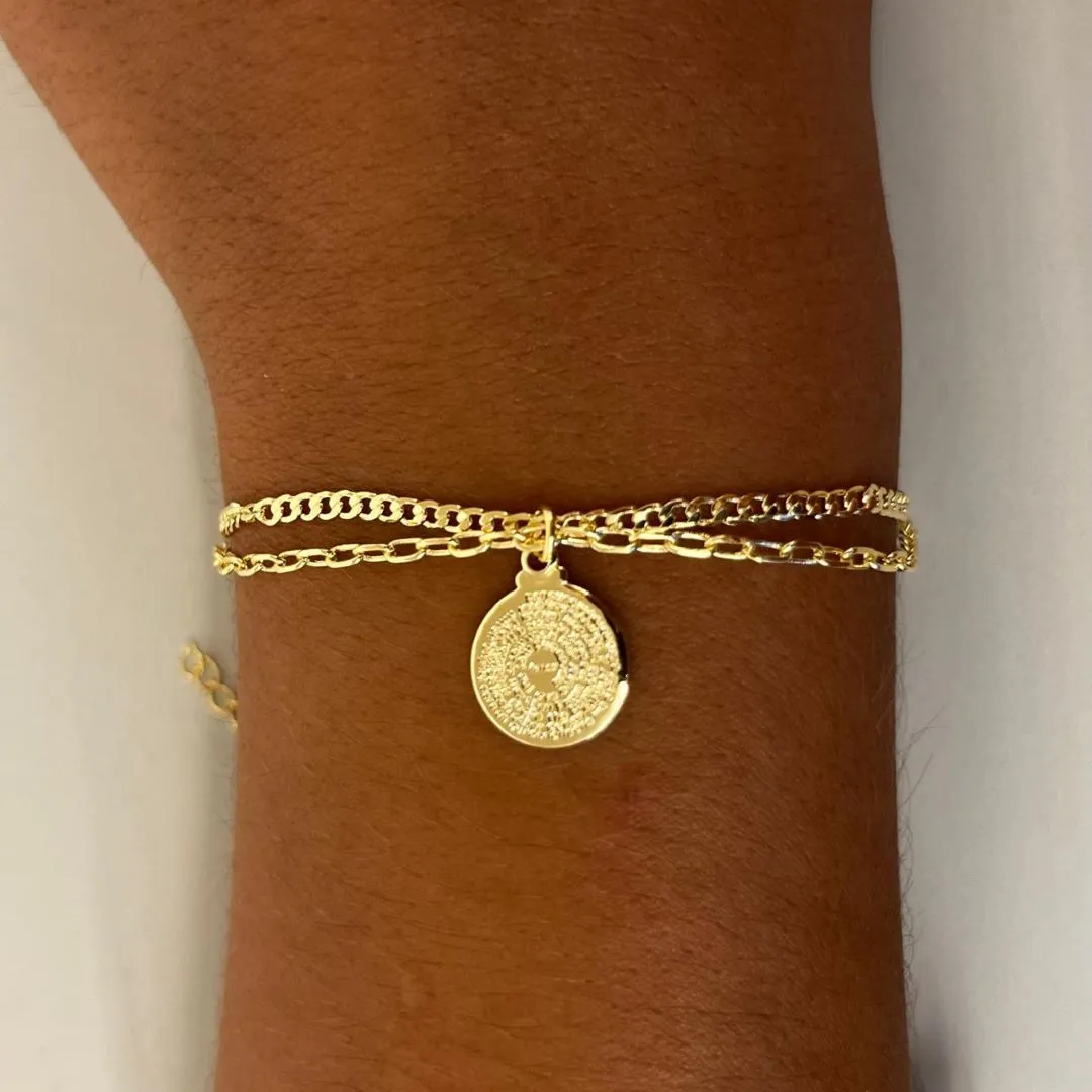 Pulseira Dupla Pai Nosso