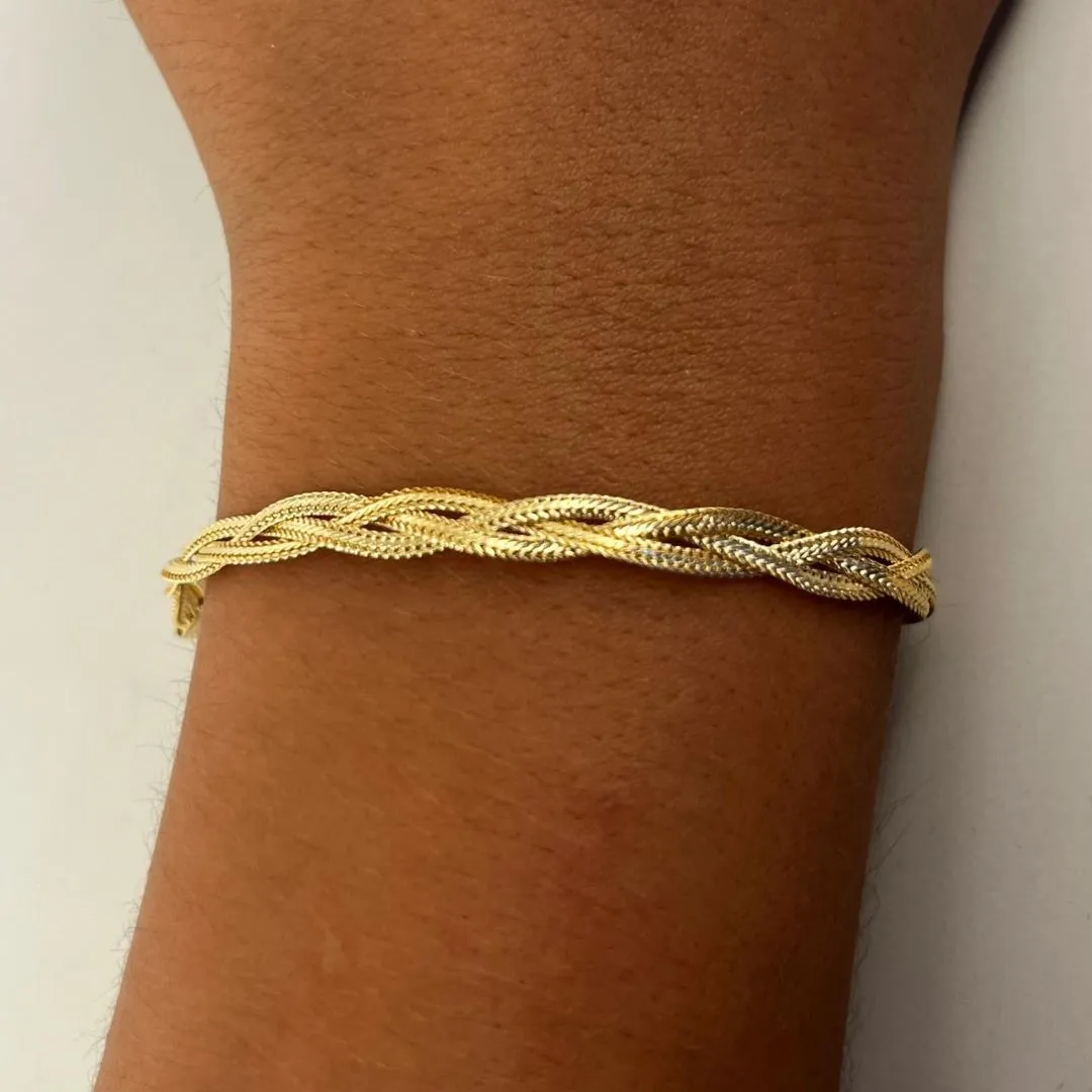 Pulseira Trançada Salamandra