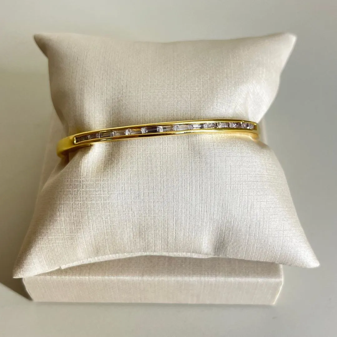 Bracelete Zircônia Baguetes