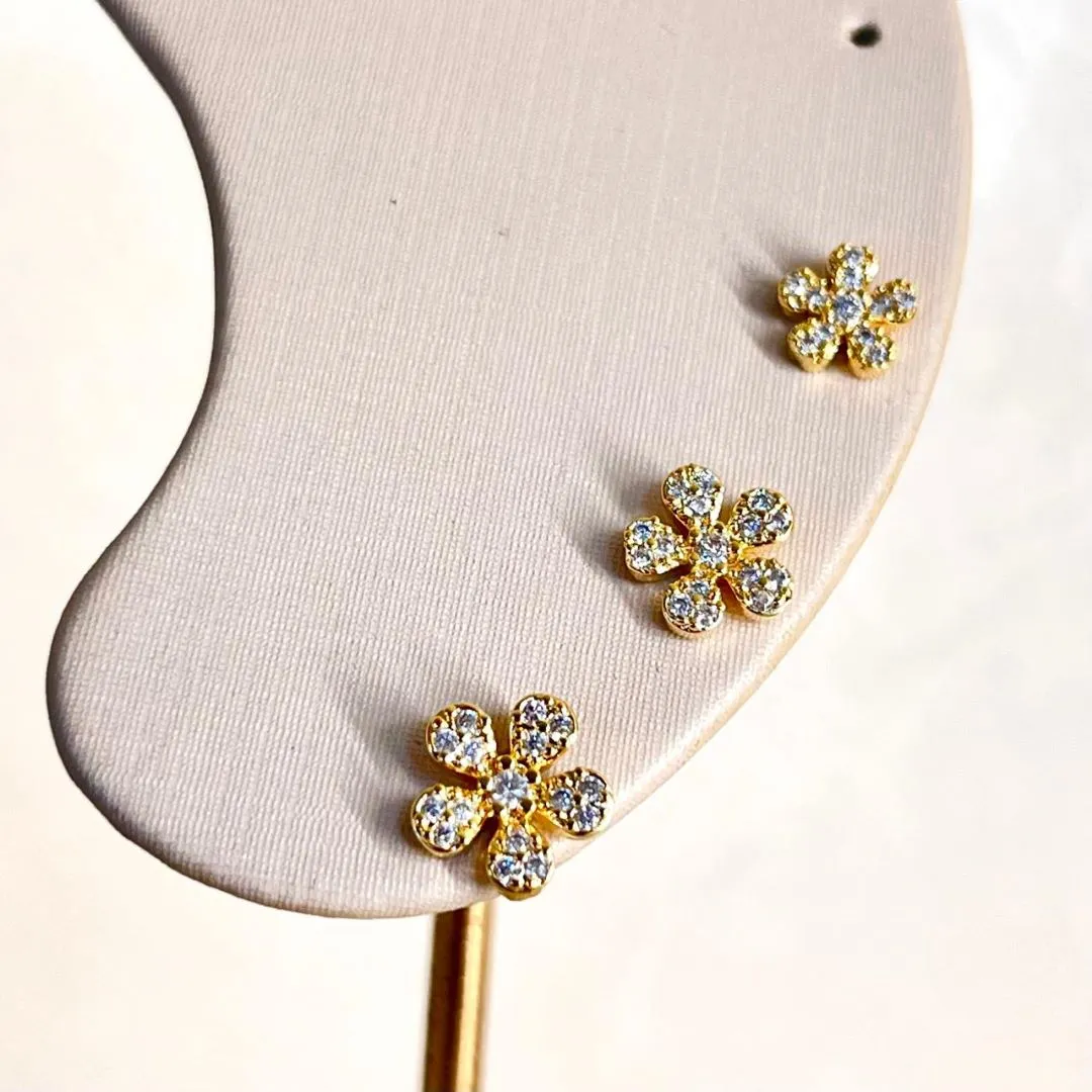 Brinco Trio Florzinha