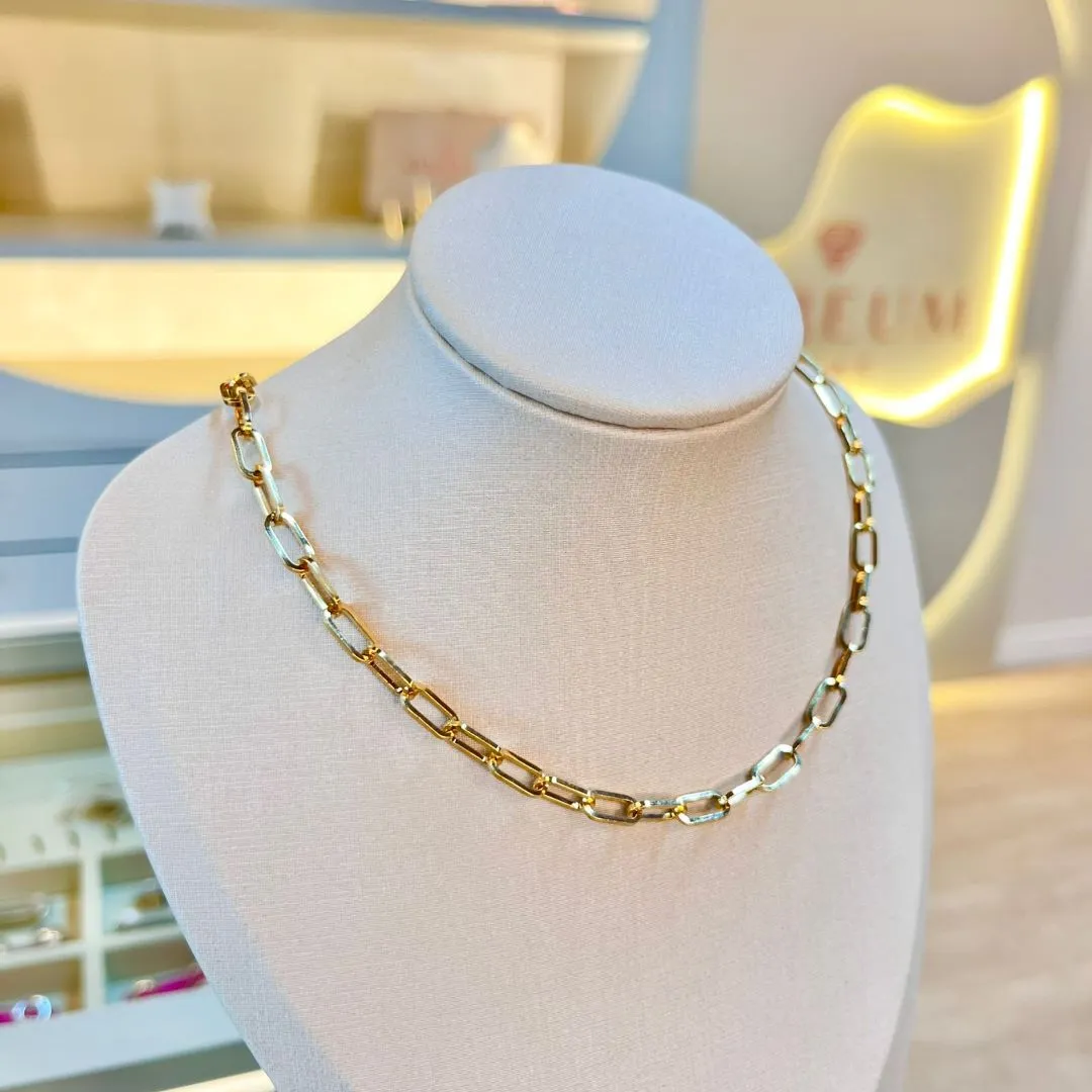 Choker Elos Retangulo
