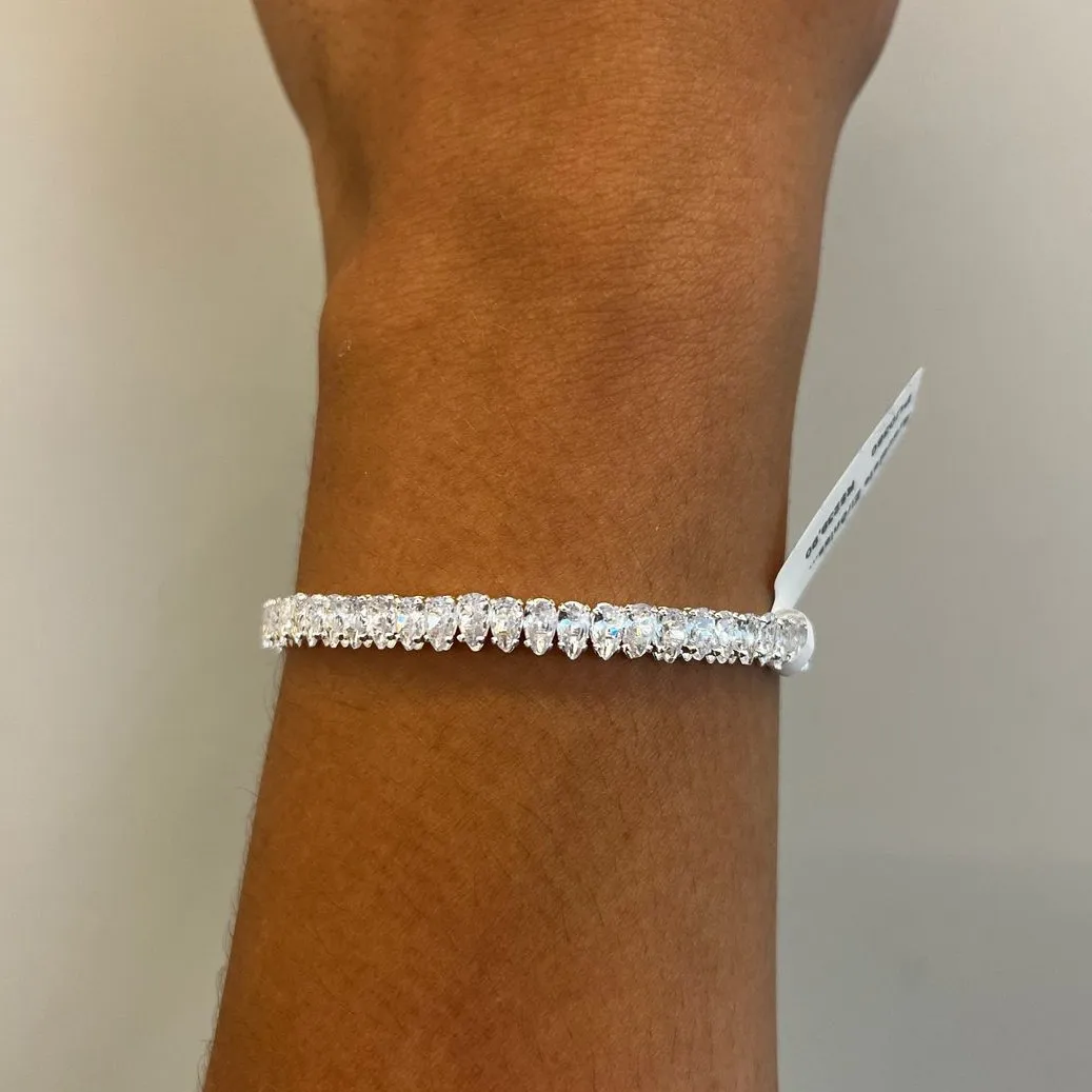 Bracelete Zirônias Ovais