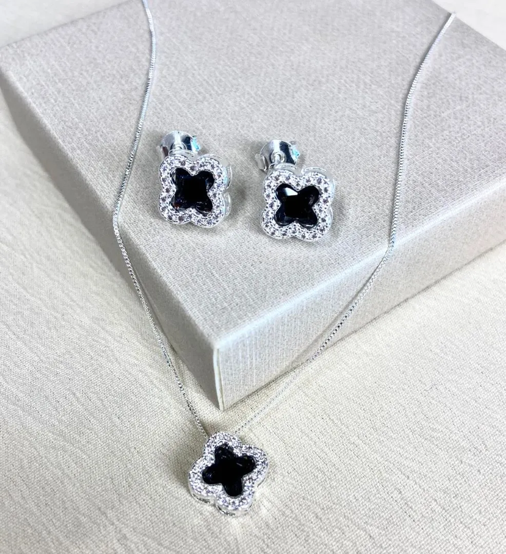 Conjunto Van Cleef Preto