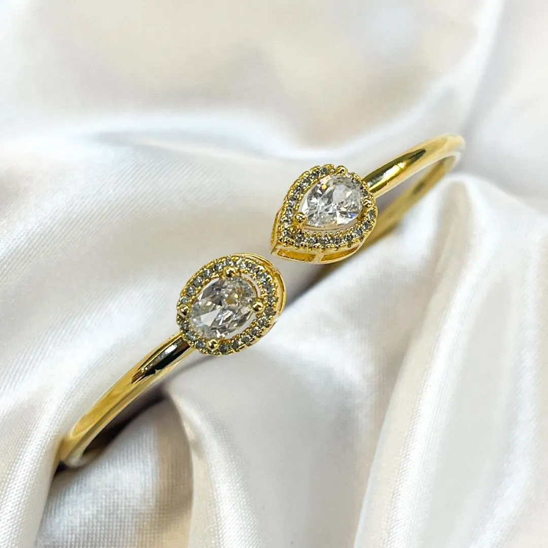 Bracelete Oval e Gota