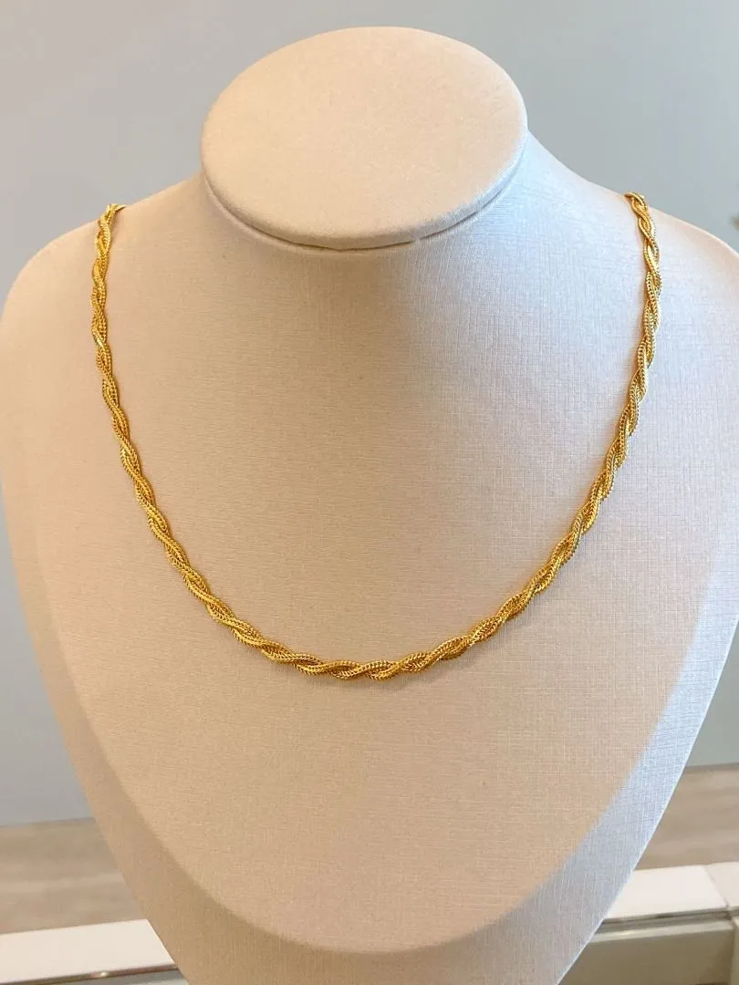 Colar Choker Trançado