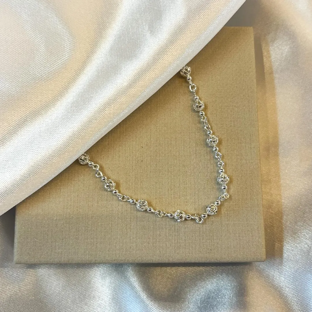 Pulseira Bolinhas Trabalhadas