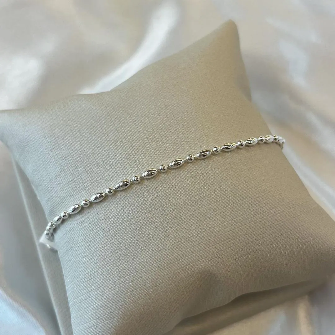 Pulseira Oval e Bolinhas