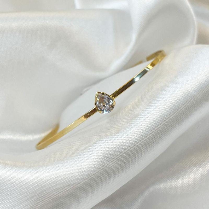 Bracelete Gota Zircônia