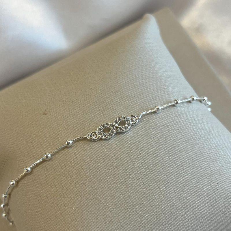 Pulseira Bolinhas Infinito