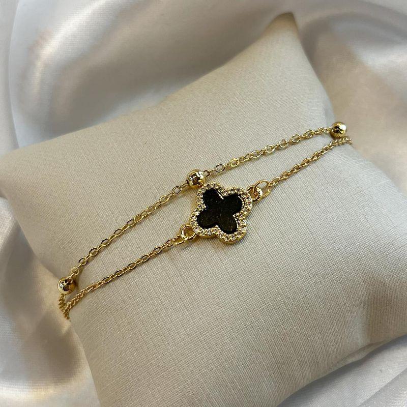 Pulseira Van Cleef Preto