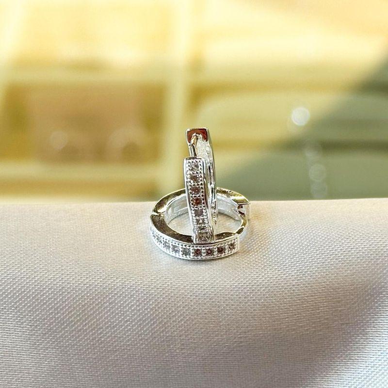 Brinco Argola Cravejada G