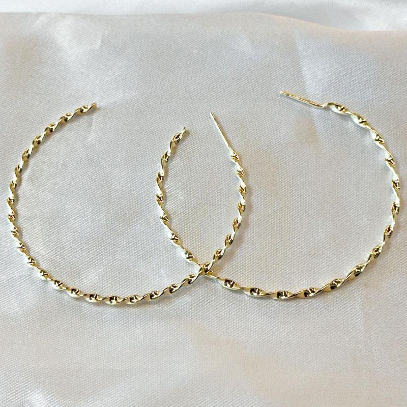 Brinco Argola Torcida G