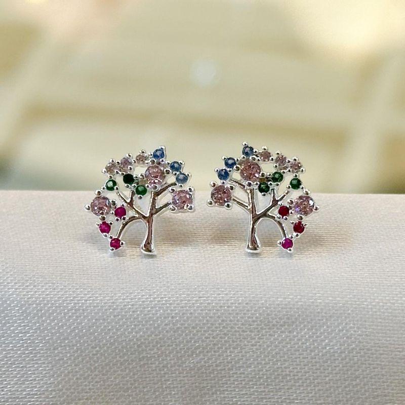 Brinco Árvore da Vida Colorida
