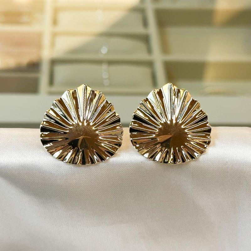 Brinco Triângulo Liso e Listras