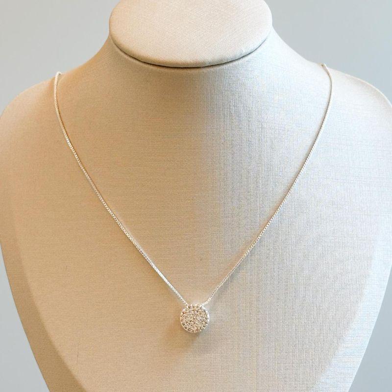 Colar Círculo Cravejado