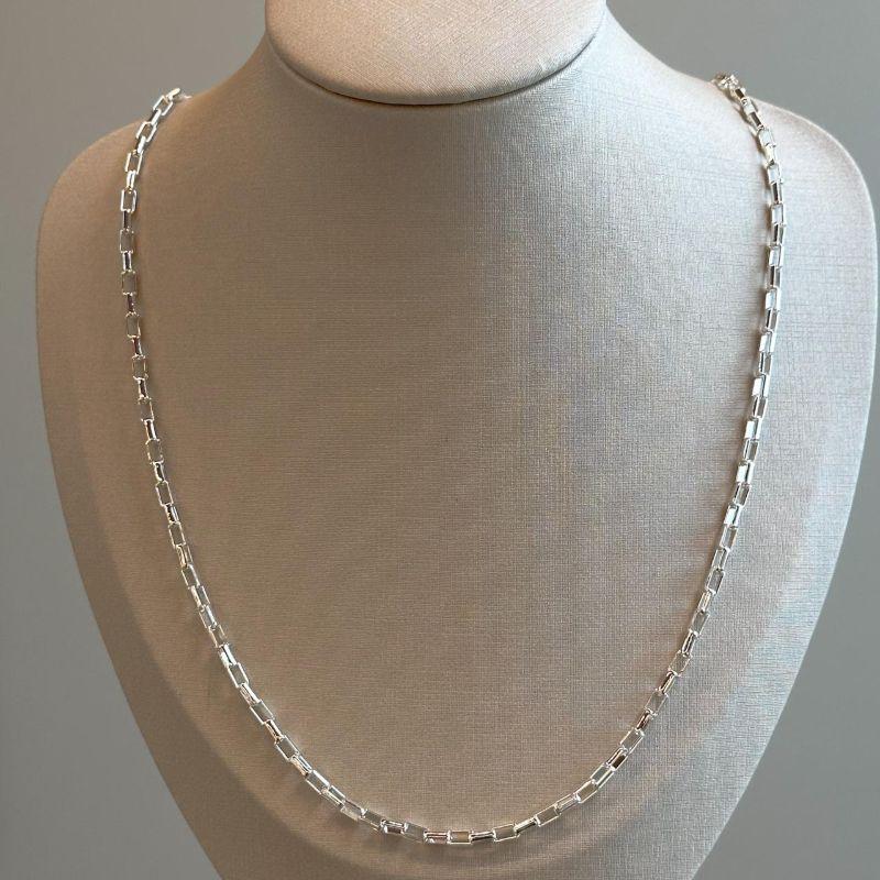 Colar Elos Retangulo P