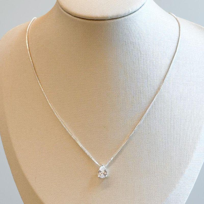 Colar Gota Zircônia