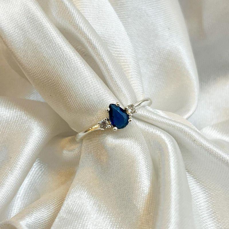 Anel Gota Azul