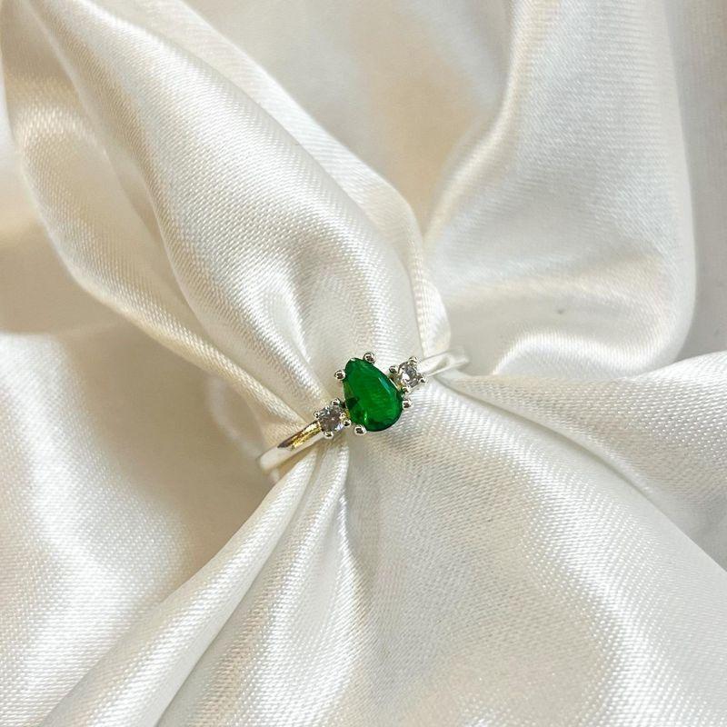 Anel Gota Verde