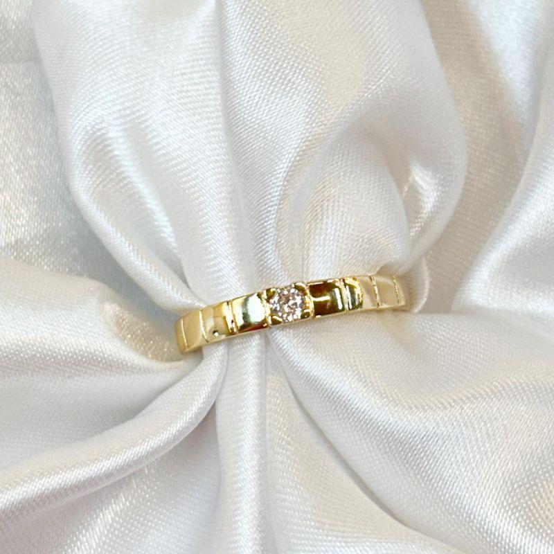 Anel Zircônia Grosso